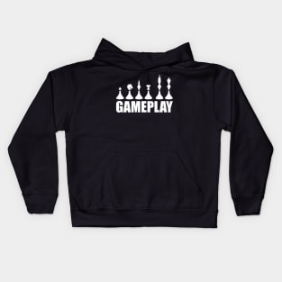 Chess Gameplay Kids Hoodie